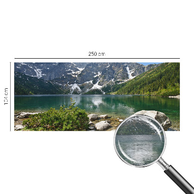 Flis fototapeta za otroško sobo z motivom gorskega jezera