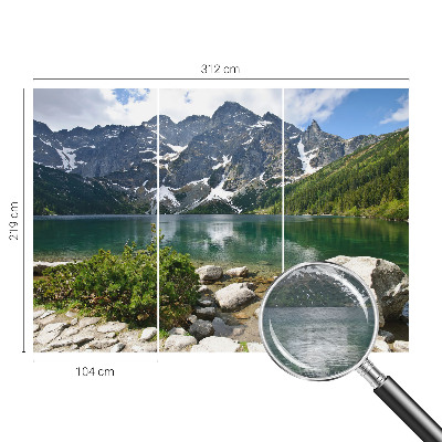 Flis fototapeta za otroško sobo z motivom gorskega jezera