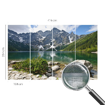 Flis fototapeta za otroško sobo z motivom gorskega jezera