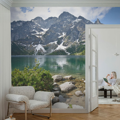Flis fototapeta za otroško sobo z motivom gorskega jezera