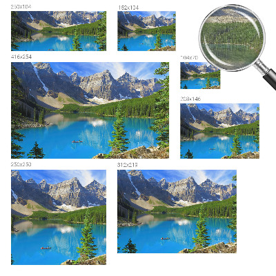 Fototapeta s tiskom Gorsko jezero