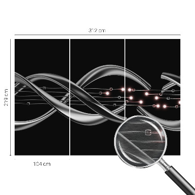 Stenska dekoracija fototapeta Pleteni vzorec