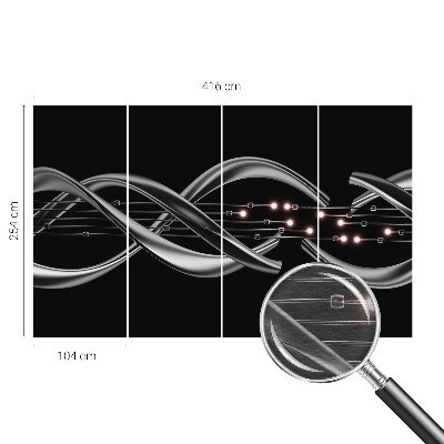 Stenska dekoracija fototapeta Pleteni vzorec