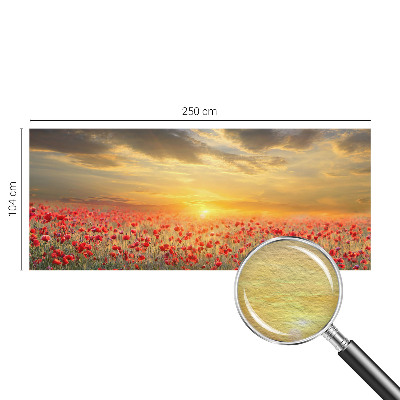 Foto tapeta Makovo polje