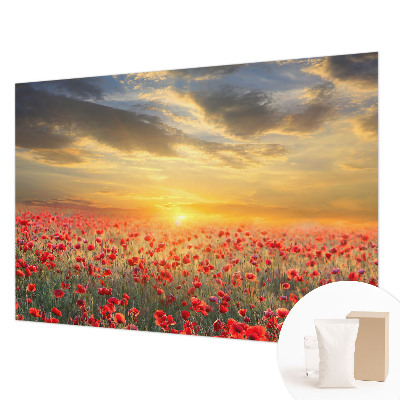 Foto tapeta Makovo polje