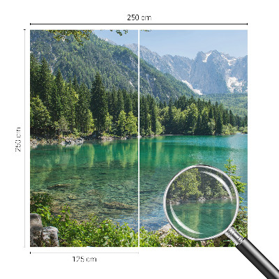 Stenska fototapeta flis Zeleno jezero