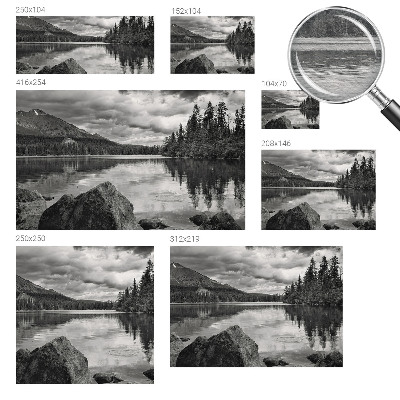 Fototapeta za spalnico z motivom gorske panorame