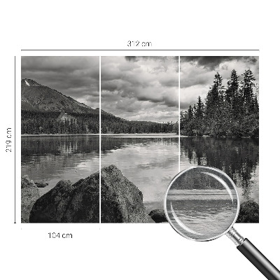 Fototapeta za spalnico z motivom gorske panorame