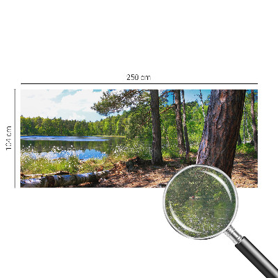 Fototapeta za dnevno sobo z motivom gozdne pokrajine