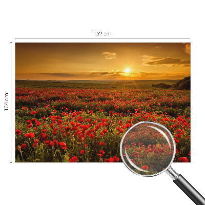 Flis fototapeta za otroško sobo Makovo polje