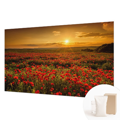 Flis fototapeta za otroško sobo Makovo polje