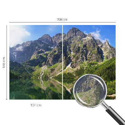 Visokokakovostna fototapeta s prikazom slikovitih gora