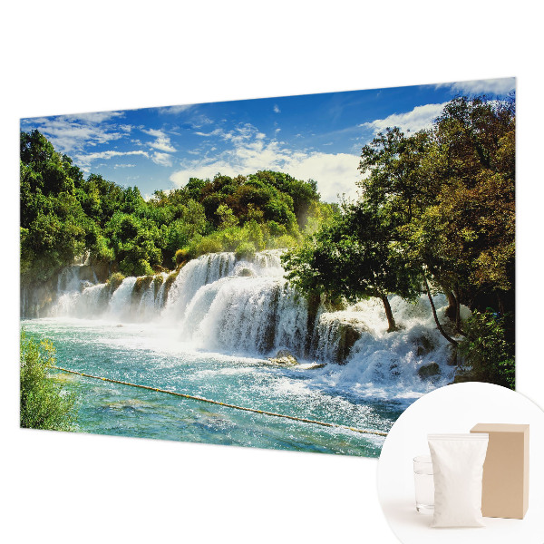 Flis fototapeta z motivom osupljivega slapa