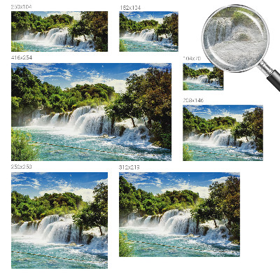 Flis fototapeta Osupljiv slap