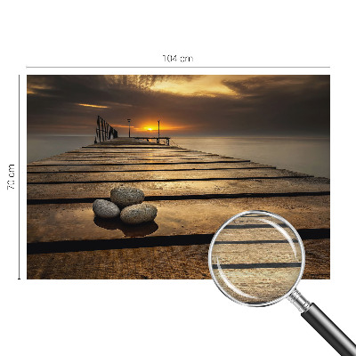 Netkana fototapeta Sončni zahod