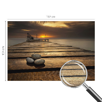 Netkana fototapeta Sončni zahod