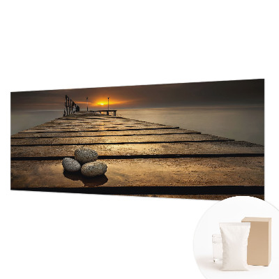 Netkana fototapeta z motivom sončnega zahoda