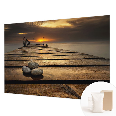 Netkana fototapeta z motivom sončnega zahoda