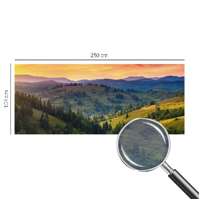 Tiskana fototapeta flis z motivom gorske pokrajine