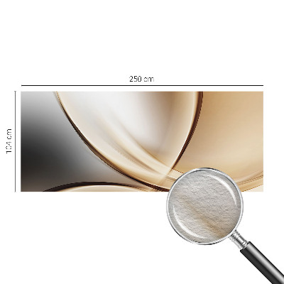 Fototapeta za steno z motivom zaobljenih črt