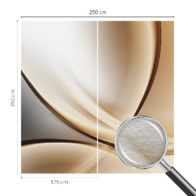 Fototapeta za steno z motivom zaobljenih črt