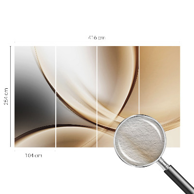 Fototapeta za steno Zaobljene črte