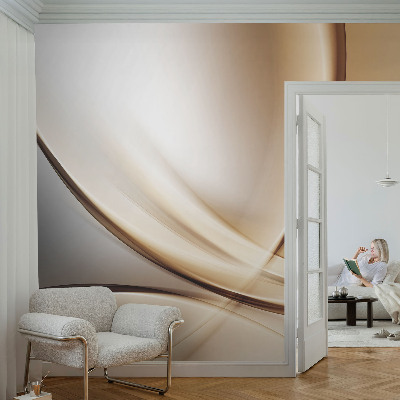 Fototapeta za steno z motivom zaobljenih črt