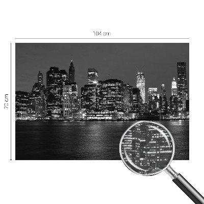 Moderna fototapeta Nočna metropola