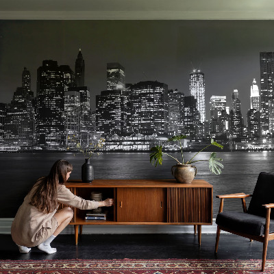 Moderna fototapeta Nočna metropola