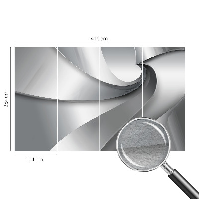Flis fototapeta za otroško sobo z motivom geometričnih spiral