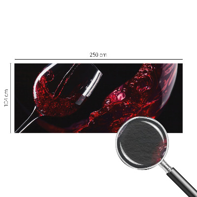 Flis fototapeta za otroško sobo z motivom rdečega vina
