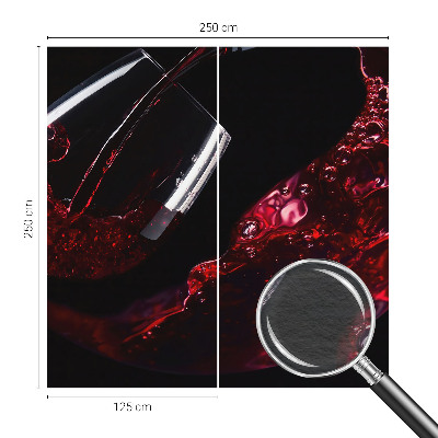 Flis fototapeta za otroško sobo z motivom rdečega vina