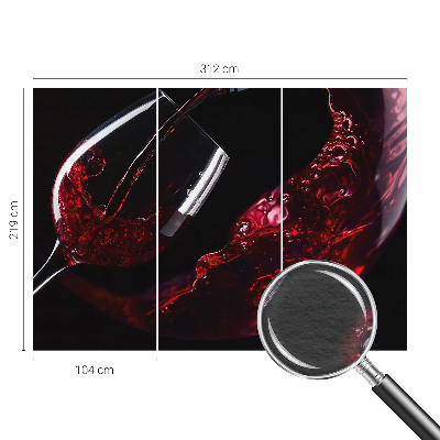 Flis fototapeta za otroško sobo Rdeče vino