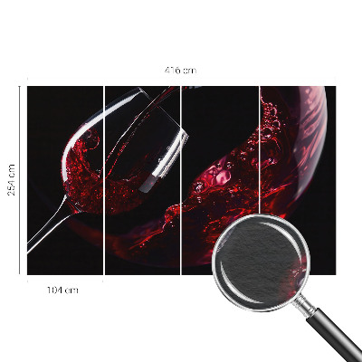 Flis fototapeta za otroško sobo Rdeče vino