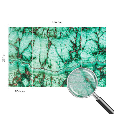 Dekorativna fototapeta Zeleni vzorci