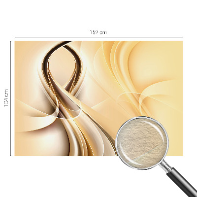 Stenska dekoracija fototapeta z motivom valovitih črt