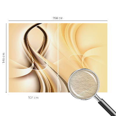 Stenska dekoracija fototapeta Valovite črte