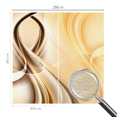 Stenska dekoracija fototapeta Valovite črte