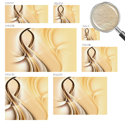 Stenska dekoracija fototapeta Valovite črte