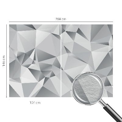 Flis fototapeta z abstraktno geometrijo