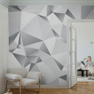 Flis fototapeta z abstraktno geometrijo