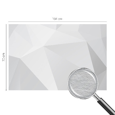 Netkana fototapeta s sivimi trikotniki