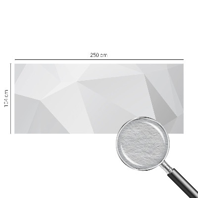 Netkana fototapeta s sivimi trikotniki