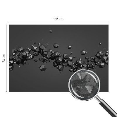 Fototapeta za steno s črnimi grudicami