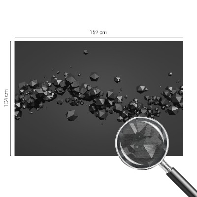 Fototapeta za steno s črnimi grudicami
