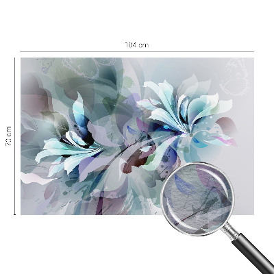 Flis fototapeta za otroško sobo z motivom cvetlične abstrakcije
