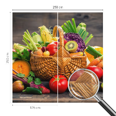 Moderna fototapeta z motivom sadnega bogastva