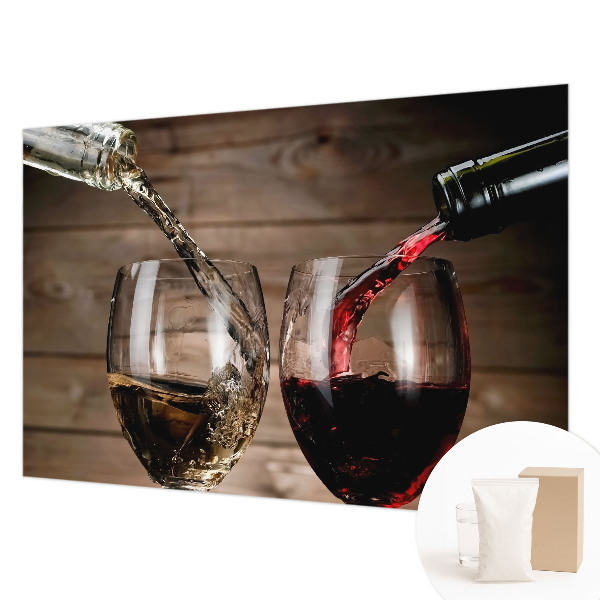 Visokokakovostna fototapeta Kozarci vina