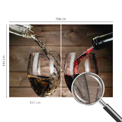 Visokokakovostna fototapeta Kozarci vina