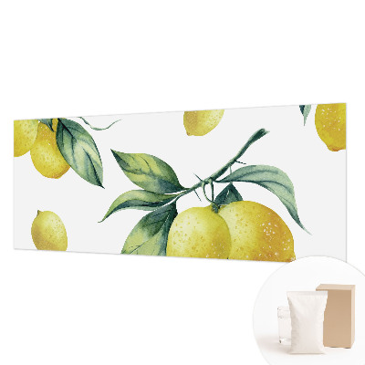Stenska dekoracija fototapeta z motivom limone